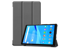 3-Vouw sleepcover hoes - Lenovo Tab M8 - Grijs