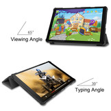 3-Vouw sleepcover hoes Grijs voor de Lenovo Tab M8