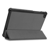3-Vouw sleepcover hoes Grijs voor de Lenovo Tab M8