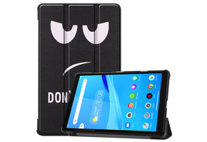 3-Vouw sleepcover hoes - Lenovo Tab M8 - Don't Touch
