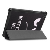 3-Vouw sleepcover hoes Don't Touch voor de Lenovo Tab M8