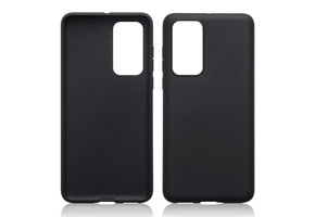 Qubits - Softcase hoes - Huawei P40 - Zwart