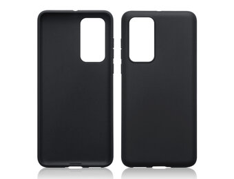 Qubits - Softcase hoes - Huawei P40 - Zwart