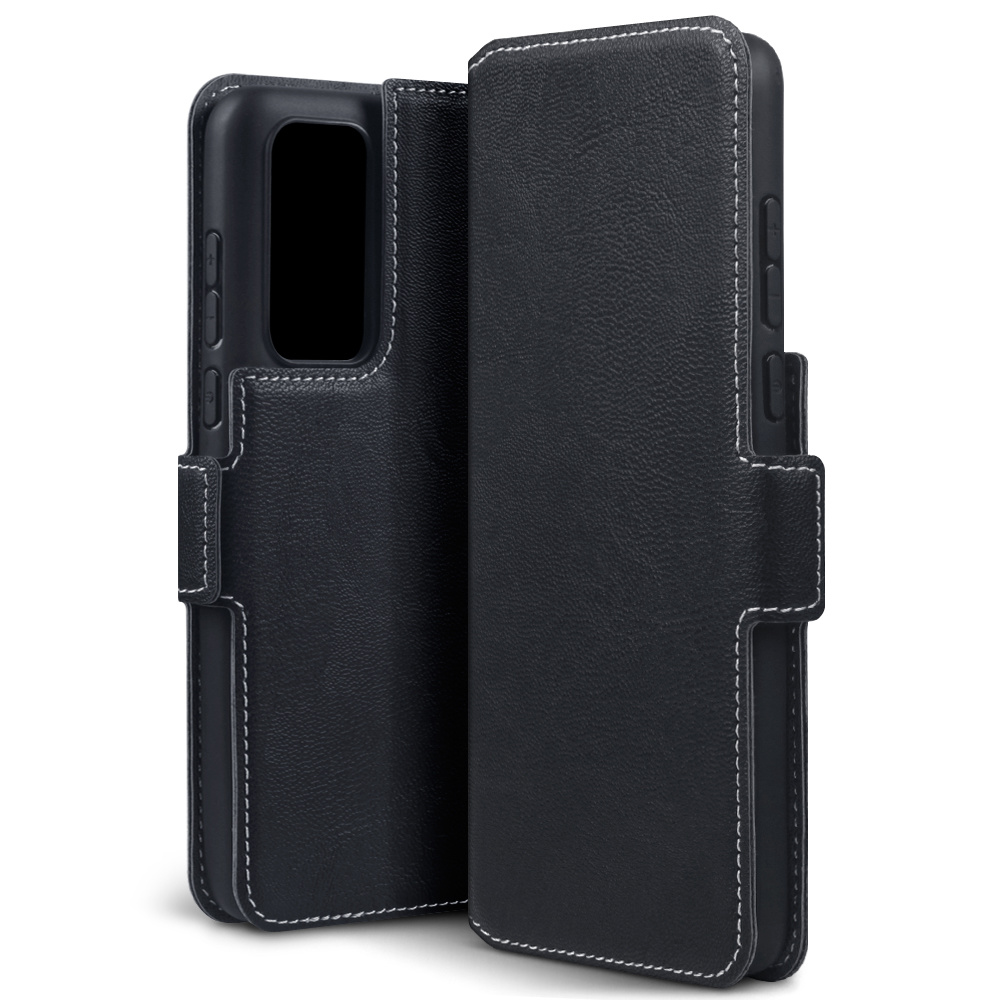 Slim wallet zwart hoes voor de Huawei P40