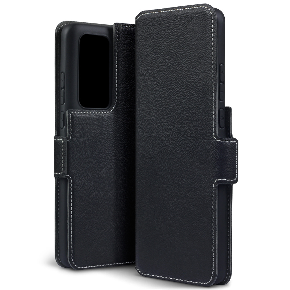 Slim wallet zwart hoes voor de Huawei P40 Pro