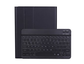 Lunso - afneembare Keyboard hoes (verlicht) - iPad Pro 11 inch (2020) - Zwart