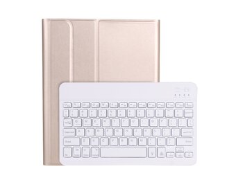 Lunso - afneembare Keyboard hoes (verlicht) - iPad Pro 11 inch (2020) - Goud