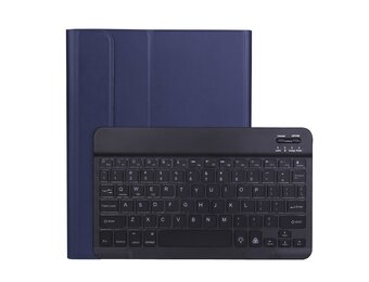 Lunso - afneembare Keyboard hoes (verlicht) - iPad Pro 11 inch (2020) - Blauw