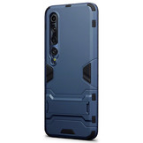 Double Armor Layer hoes Blauw met stand voor de Xiaomi Mi 10