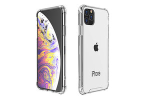 Schokbestendige softcase hoes - iPhone 11 Pro Max - Transparant