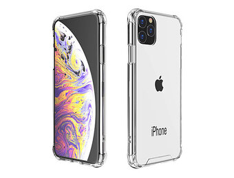 Schokbestendige softcase hoes - iPhone 11 Pro Max - Transparant