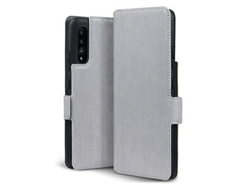 Qubits - slim wallet hoes - Samsung Galaxy A90 - Grijs