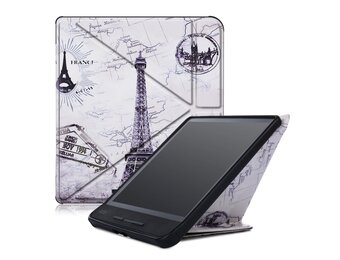 Lunso - sleepcover origami hoes - Kobo Forma (8 inch) - Eiffeltoren