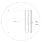 Sleepcover origami hoes Van Gogh Schilderij voor de Kobo Forma (8 inch)