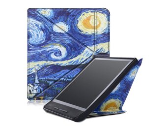 Lunso - sleepcover origami hoes - Kobo Forma (8 inch) - Van Gogh Schilderij