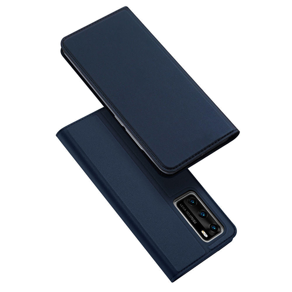 Pro serie slim wallet Blauw hoes voor de Huawei P40