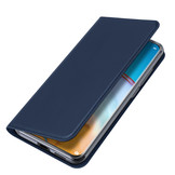 Pro serie slim wallet Blauw hoes voor de Huawei P40