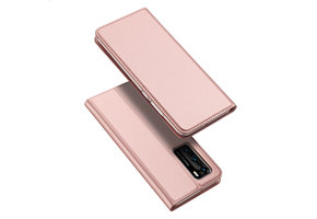 Dux Ducis pro serie - slim wallet hoes - Huawei P40 - Rose Goud