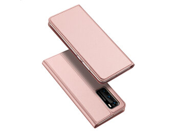 Dux Ducis pro serie - slim wallet hoes - Huawei P40 - Rose Goud