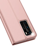 Pro serie slim wallet Rose Goud hoes voor de Huawei P40