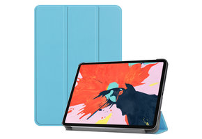 3-Vouw sleepcover hoes - iPad Pro 12.9 inch (2020) - Lichtblauw