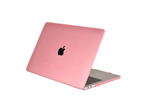 Lunso MacBook Air 13 inch M1 (2020) cover hoes - case - Mat Lichtroze