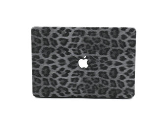 Lunso MacBook Air 13 inch (2010-2017) cover hoes - case - Leopard Pattern White