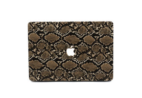 Lunso MacBook Air 13 inch (2010-2017) cover hoes - case - Snake Pattern Brown