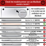 (EU) Keyboard bescherming Transparant voor de MacBook Air 13 inch (2020)