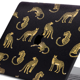 Leopard Black cover hoes voor de MacBook Air 13 inch (2020)