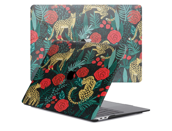 Lunso MacBook Air 13 inch M1 (2020) cover hoes - case - Leopard Roses