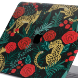 Leopard Roses cover hoes voor de MacBook Air 13 inch (2020)
