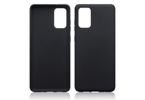 Qubits - Softcase hoes - Samsung Galaxy S20 Plus - Zwart