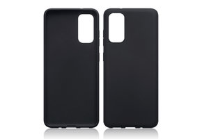 Qubits - Softcase hoes - Samsung Galaxy S20 - Zwart