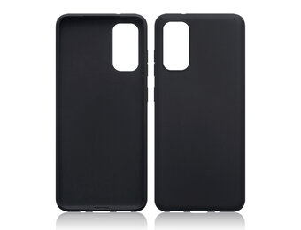 Qubits - Softcase hoes - Samsung Galaxy S20 - Zwart