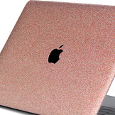 Glitter Rose Goud cover hoes voor de MacBook Air 13 inch (2020)