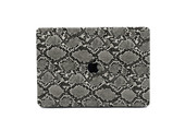 Lunso MacBook Air 13 inch M1 (2020) cover hoes - case - Snake Pattern Grey