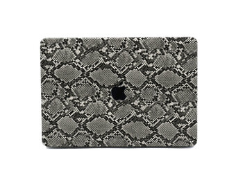 Lunso MacBook Air 13 inch M1 (2020) cover hoes - case - Snake Pattern Grey