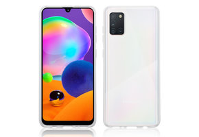 Qubits - Softcase hoes - Samsung Galaxy A31 - Transparant