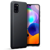 Softcase hoes Zwart voor de Samsung Galaxy A31