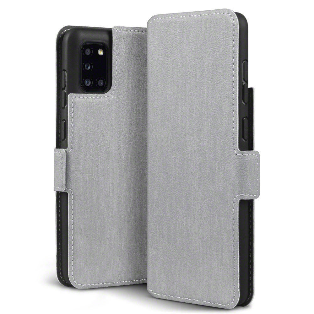 Slim wallet Grijs hoes voor de Samsung Galaxy A31