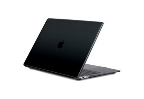 Lunso MacBook Air 13 inch M1 (2020) cover hoes - case - Glanzend Zwart