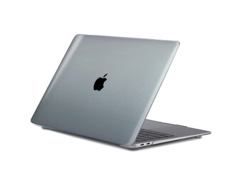 Lunso MacBook Air 13 inch M1 (2020) cover hoes - case - Glanzend Transparant