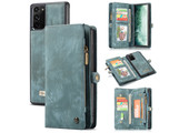 Caseme - vintage 2 in 1 portemonnee hoes - Samsung Galaxy Note 20 - Blauw