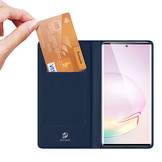 Pro serie slim wallet Blauw hoes voor de Samsung Galaxy Note 20