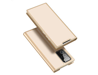 Dux Ducis - pro serie slim wallet hoes - Samsung Galaxy Note 20 - Goud