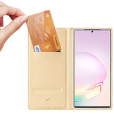 Pro serie slim wallet Goud hoes voor de Samsung Galaxy Note 20
