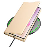 Pro serie slim wallet Goud hoes voor de Samsung Galaxy Note 20