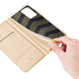 Pro serie slim wallet Goud hoes voor de Samsung Galaxy Note 20