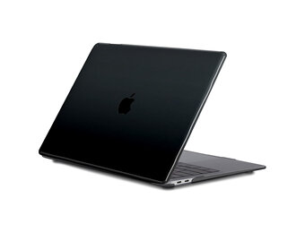 Lunso MacBook Pro 13 inch M1/M2 (2020-2022) cover hoes - case - Glanzend Zwart